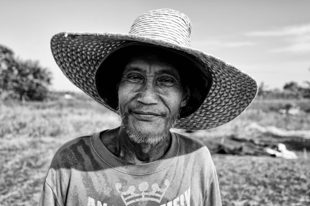 Authentic Farmer Portrait by Kieron Long — canvas wall art