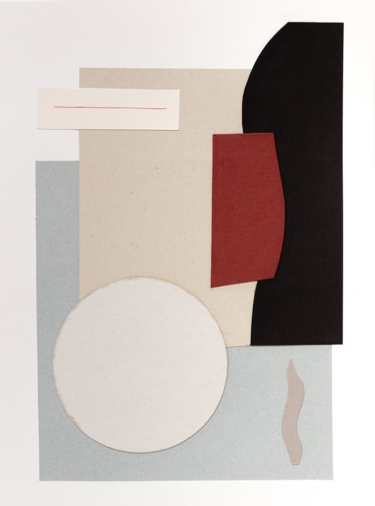 Muted Abstract Shapes by Ildefonso Martín — canvas wall art