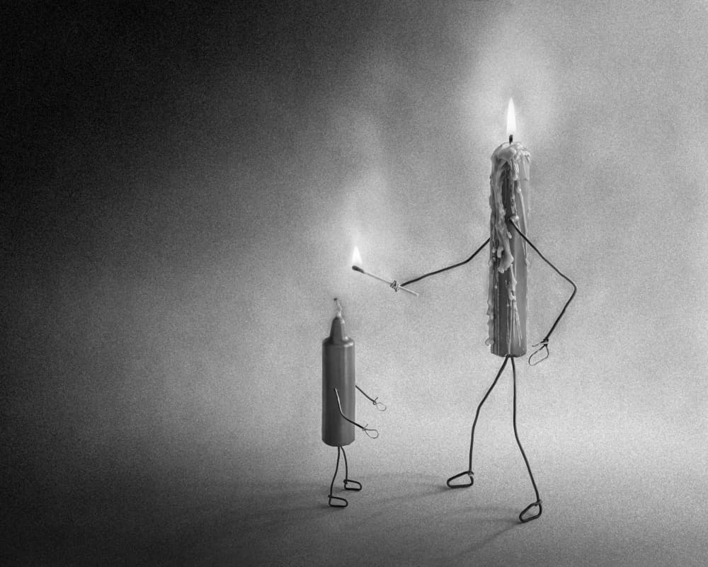 Lighting the Way by Giorgio Toniolo — canvas wall art