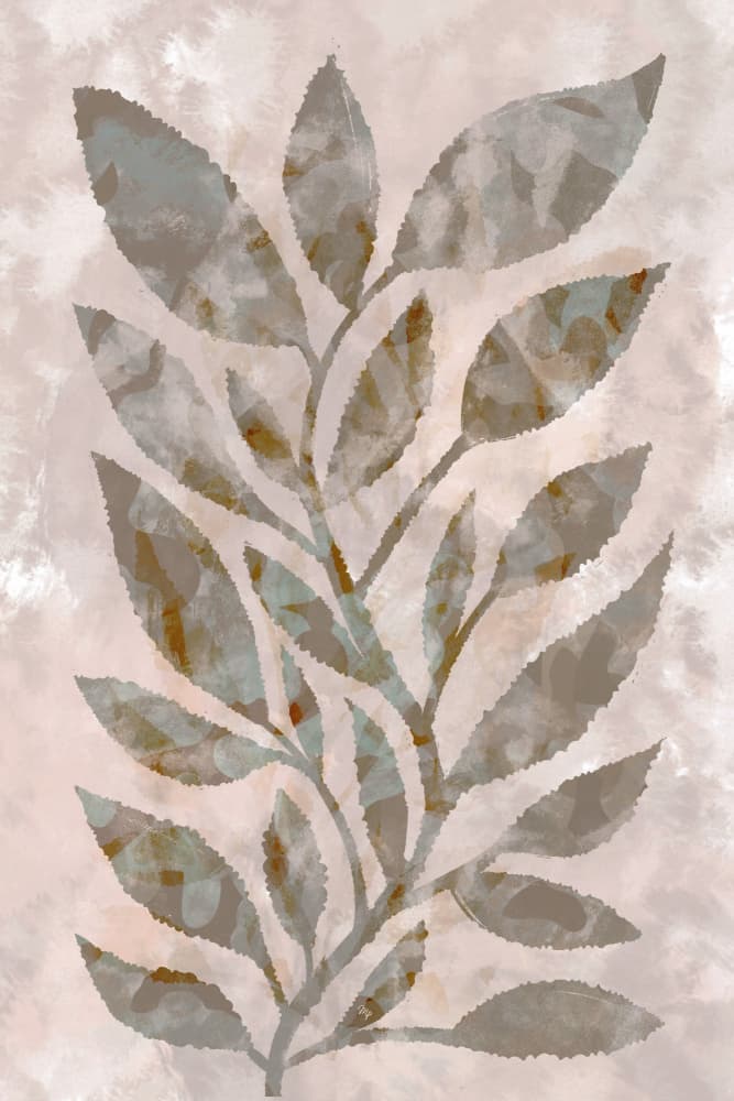 Soft Botanical Abstract by Martina — canvas wall art
