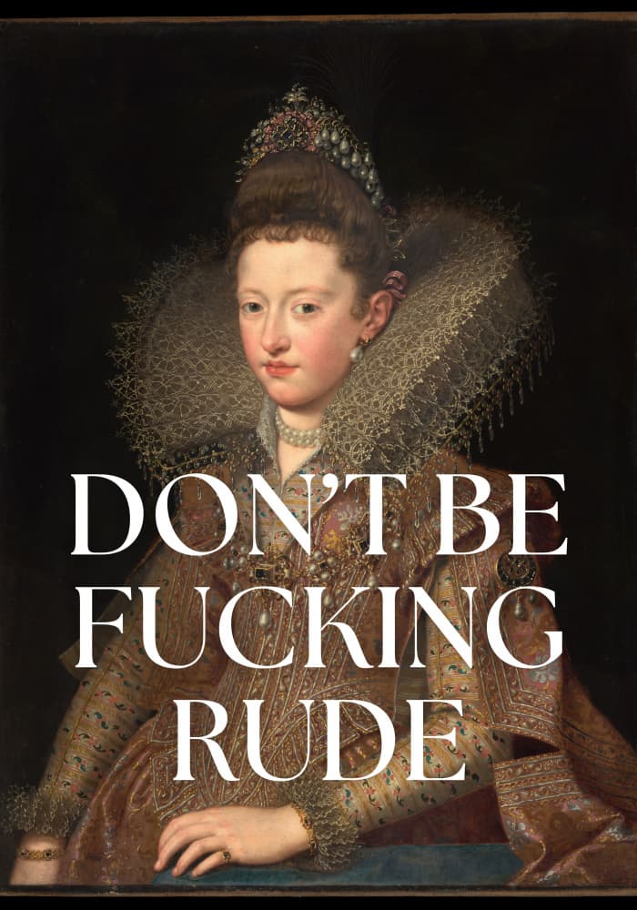 Sassy Royal Portrait by Athene Fritsch — canvas wall art