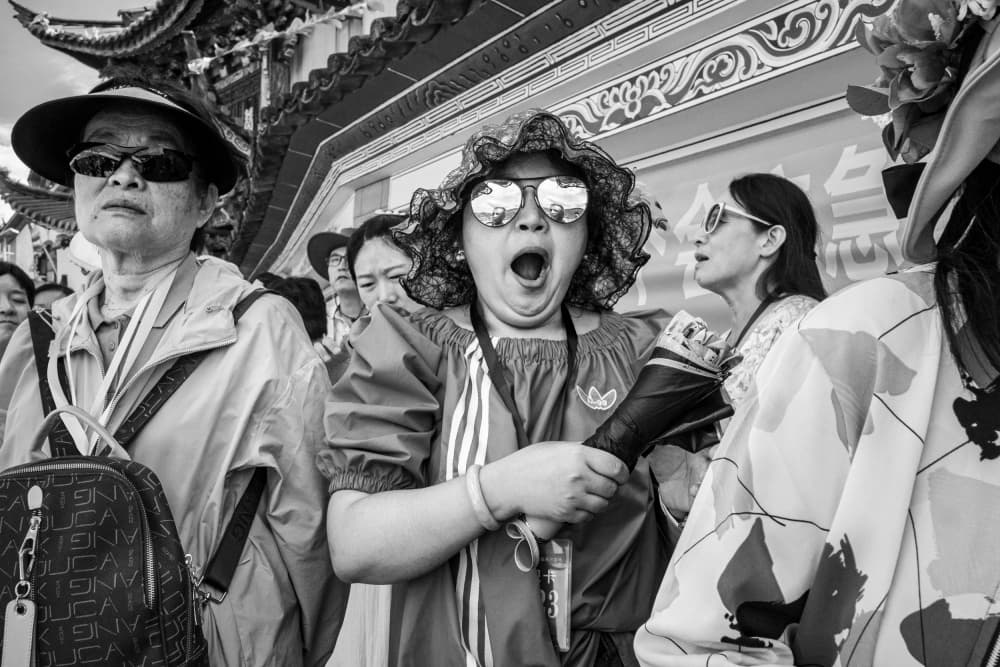 Candid Street Expression by Craig Meakin — canvas wall art