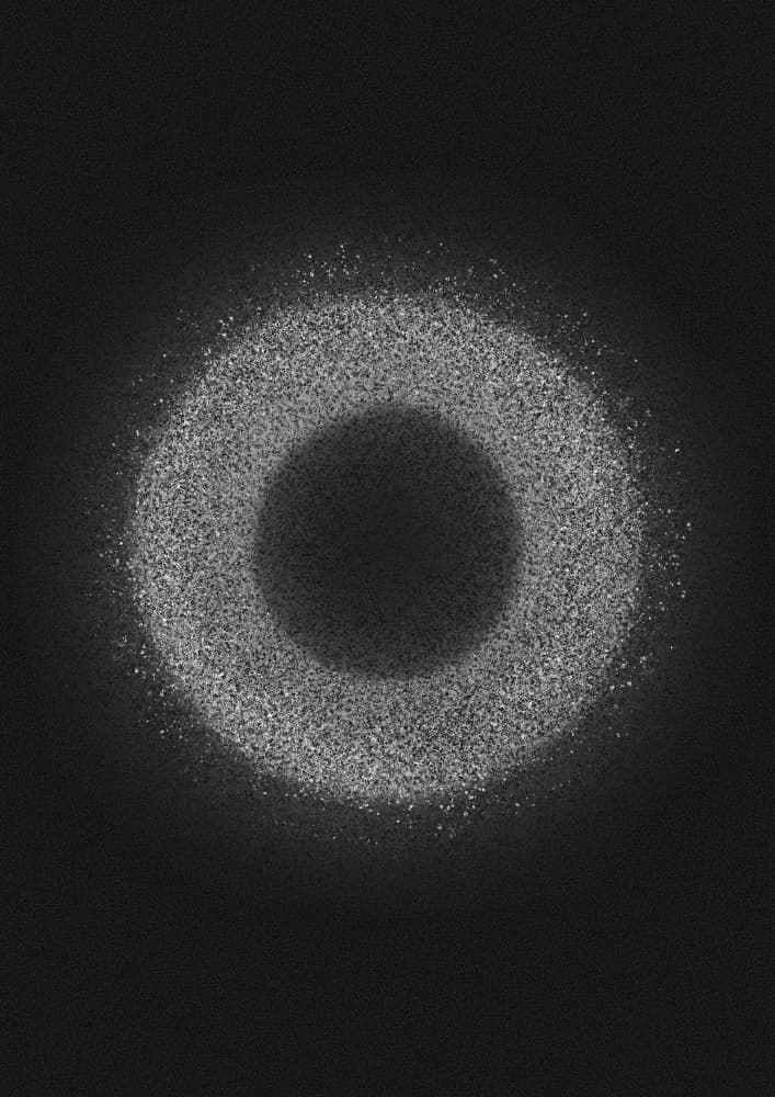 Abstract Light Ring by Amy Louise Baker — canvas wall art