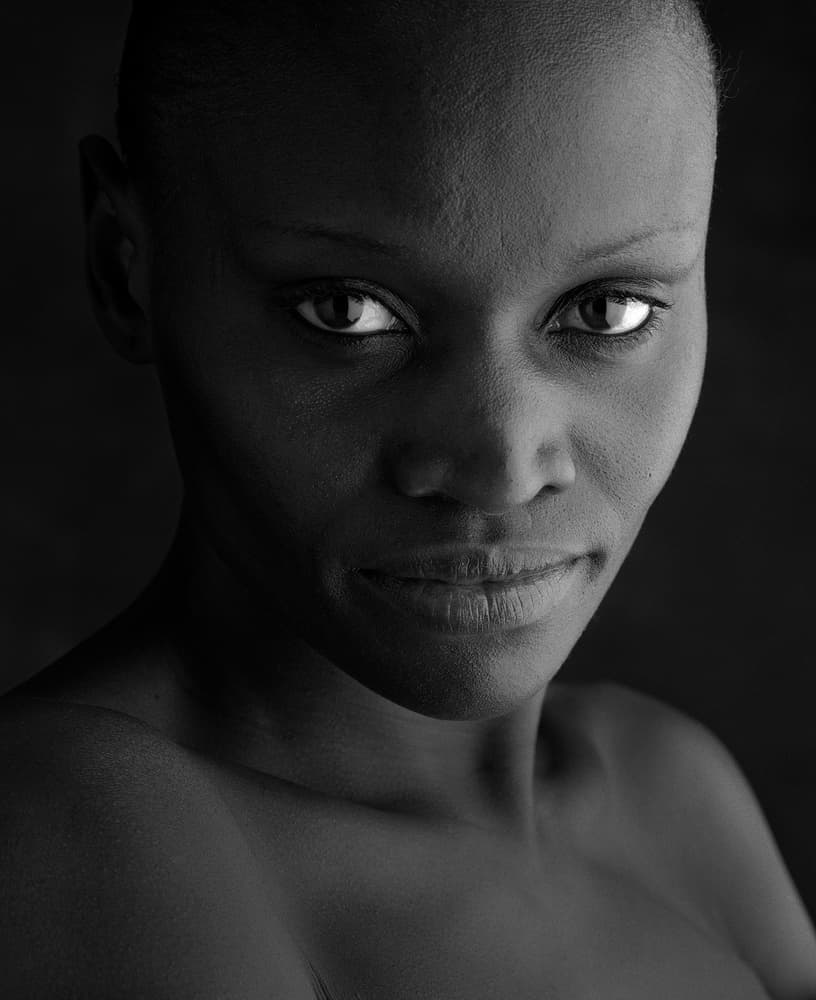 Intense Gaze Portrait by Nana Sousa Dias — canvas wall art