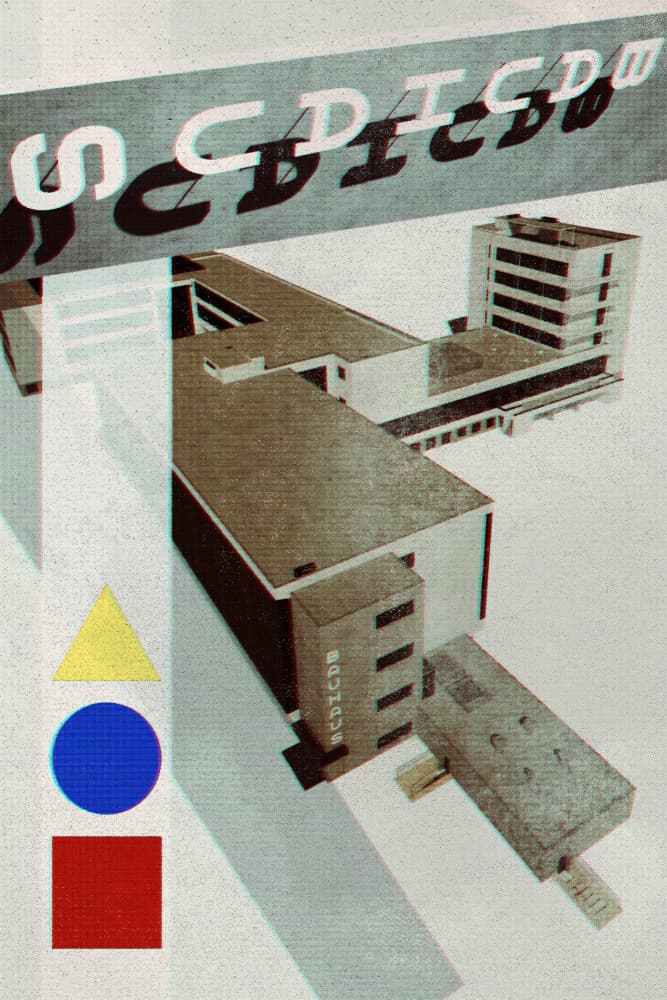 Geometric Urban Architecture by Rosana Laiz Blursbyai — canvas wall art