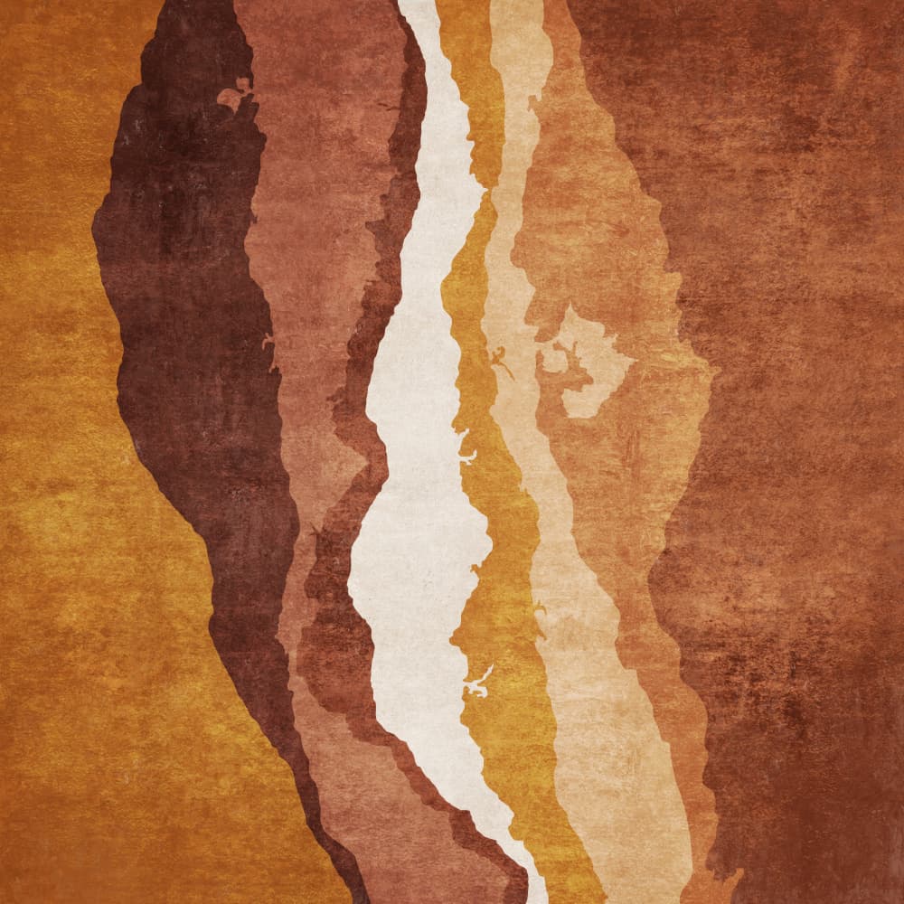 Earth's Layers by Emel Tunaboylu — canvas wall art