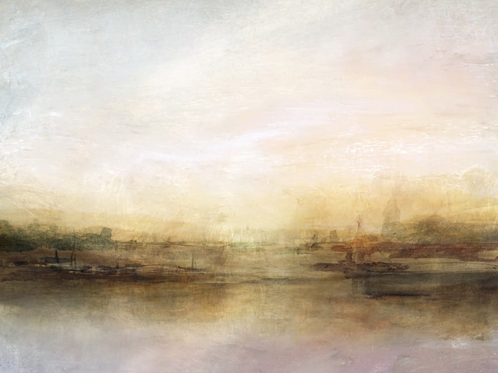 Evening River by Dan Hobday — canvas wall art