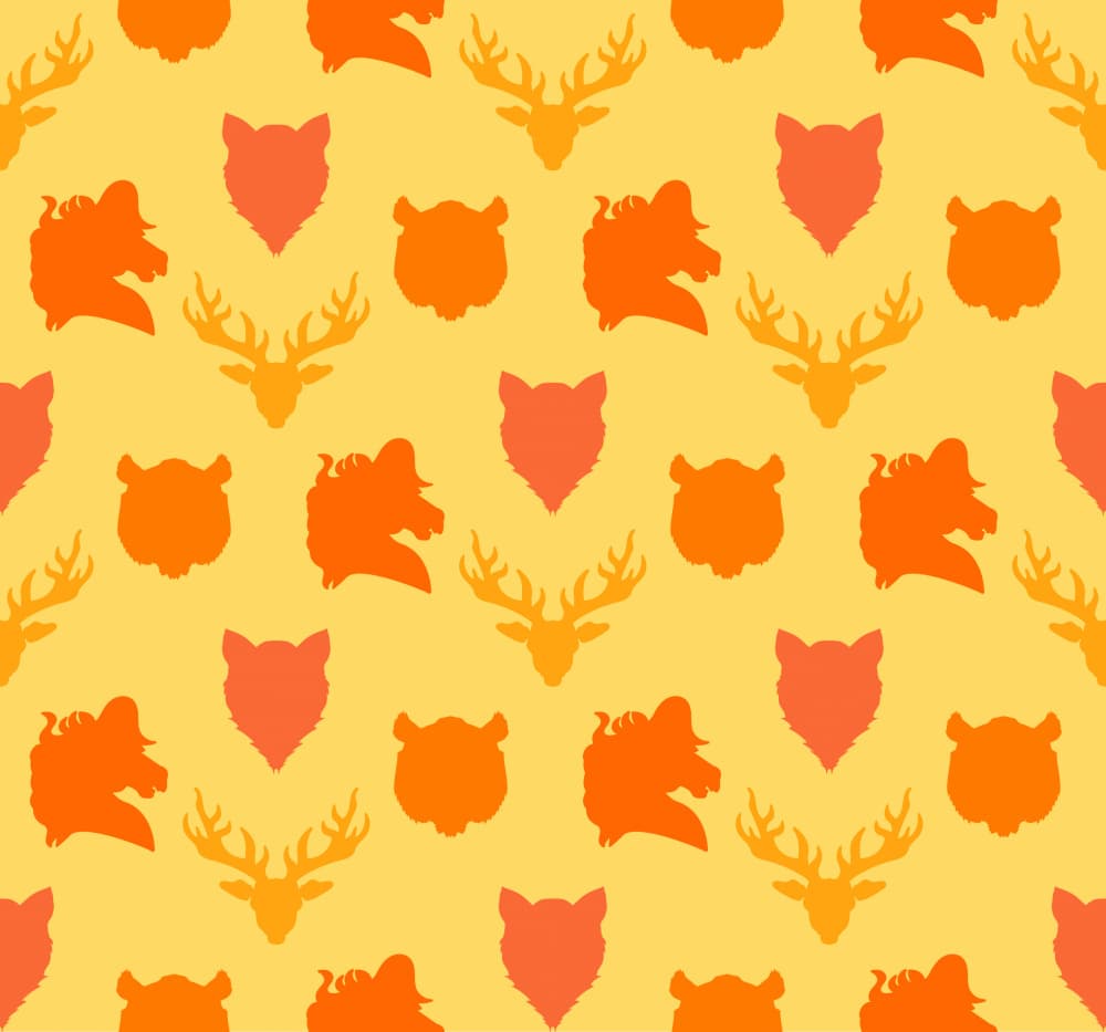 Rustic Animal Patterns by Marika Barsrsind — canvas wall art