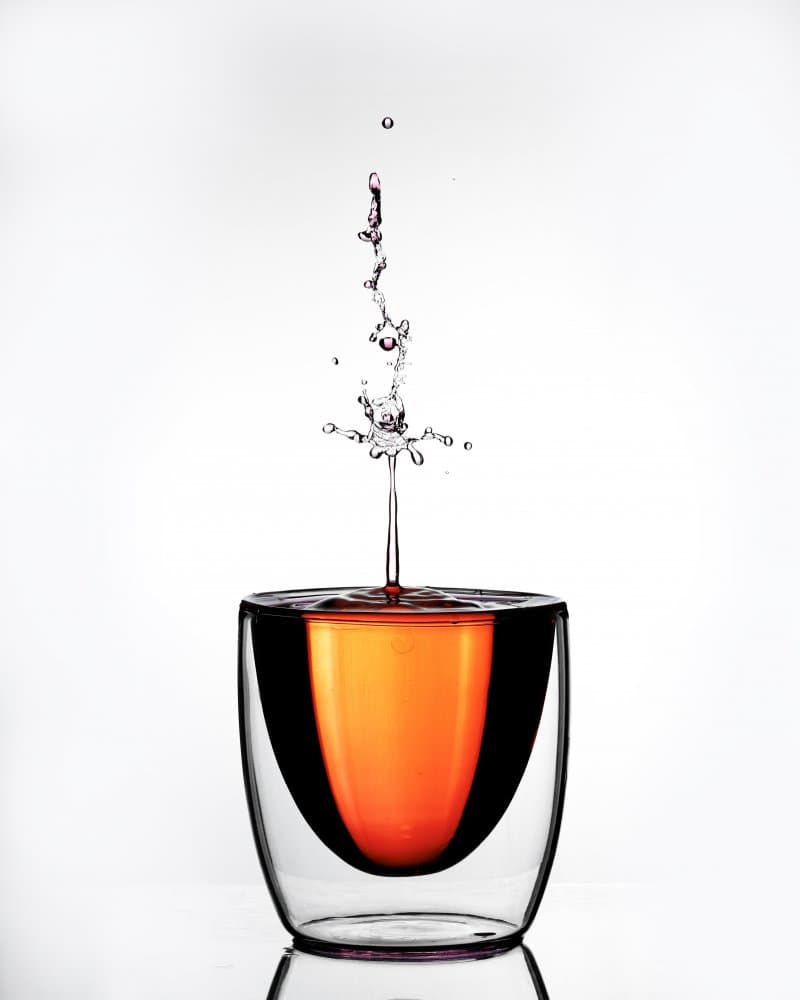 Orange Drink Splash by Gatot Herliyanto — canvas wall art