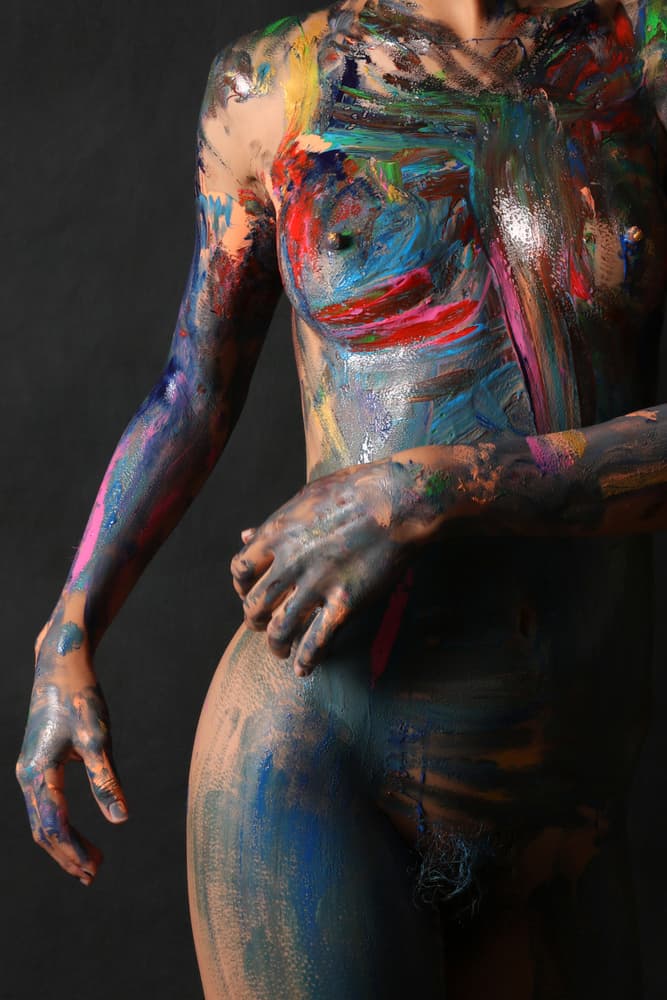 Colorful Body Art by David McCracken — canvas wall art