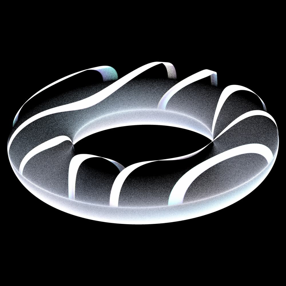Dynamic Light Form by Mystic Number — canvas wall art