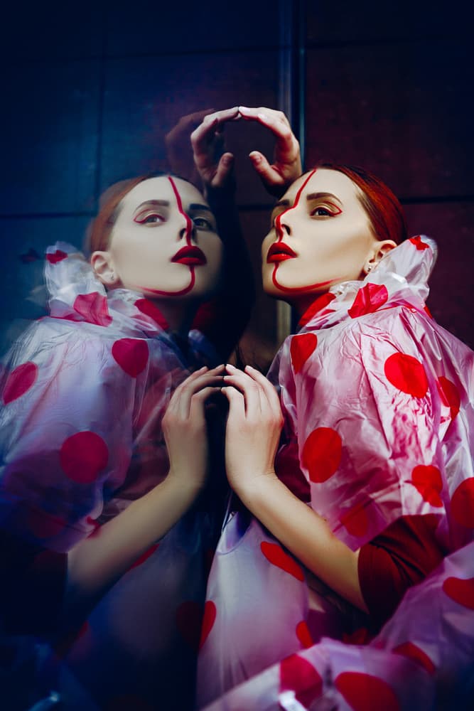 Conceptual Red Reflection by Ruslan Bolgov — canvas wall art