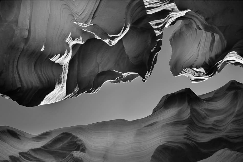 Flowing Sandstone Canyon by Jure Kravanja — canvas wall art