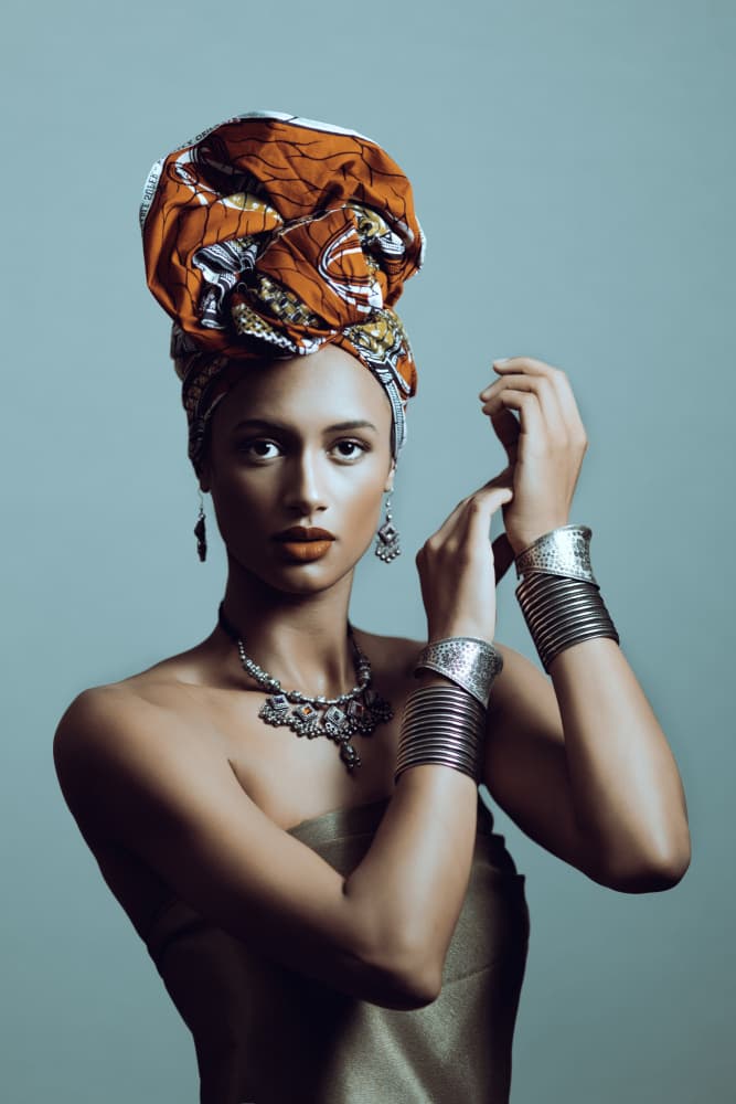 Regal African Woman by Hardik Pandya — canvas wall art