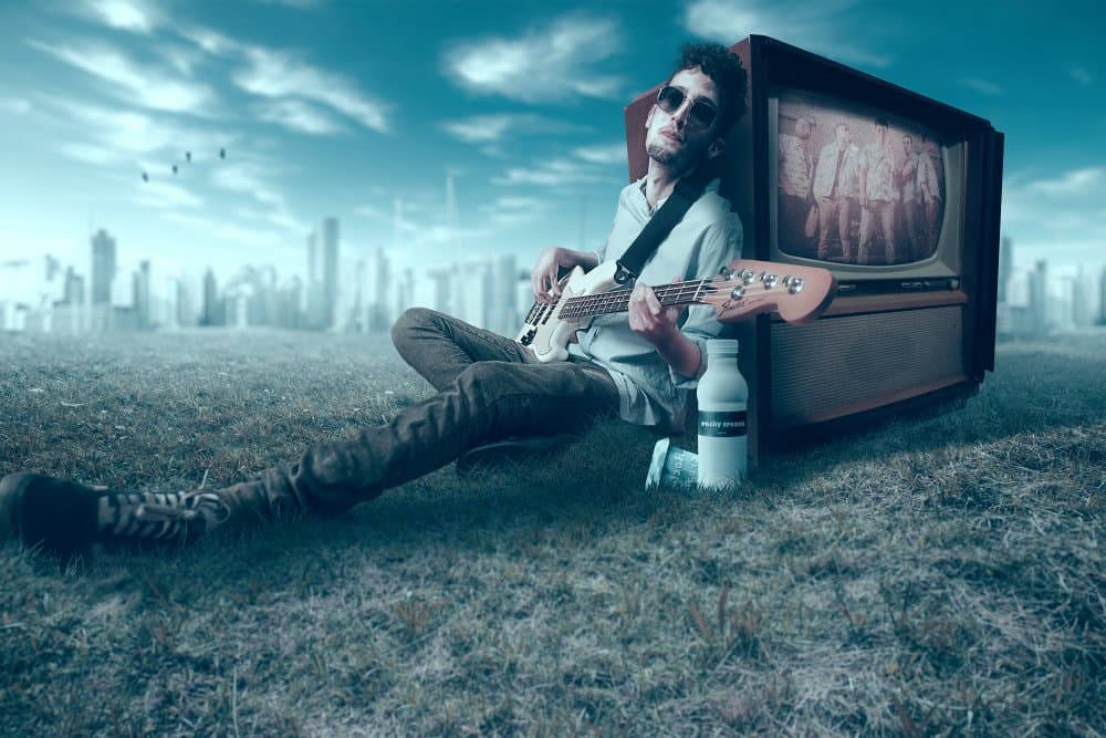 Urban Music Dream by Noam Mymon — canvas wall art