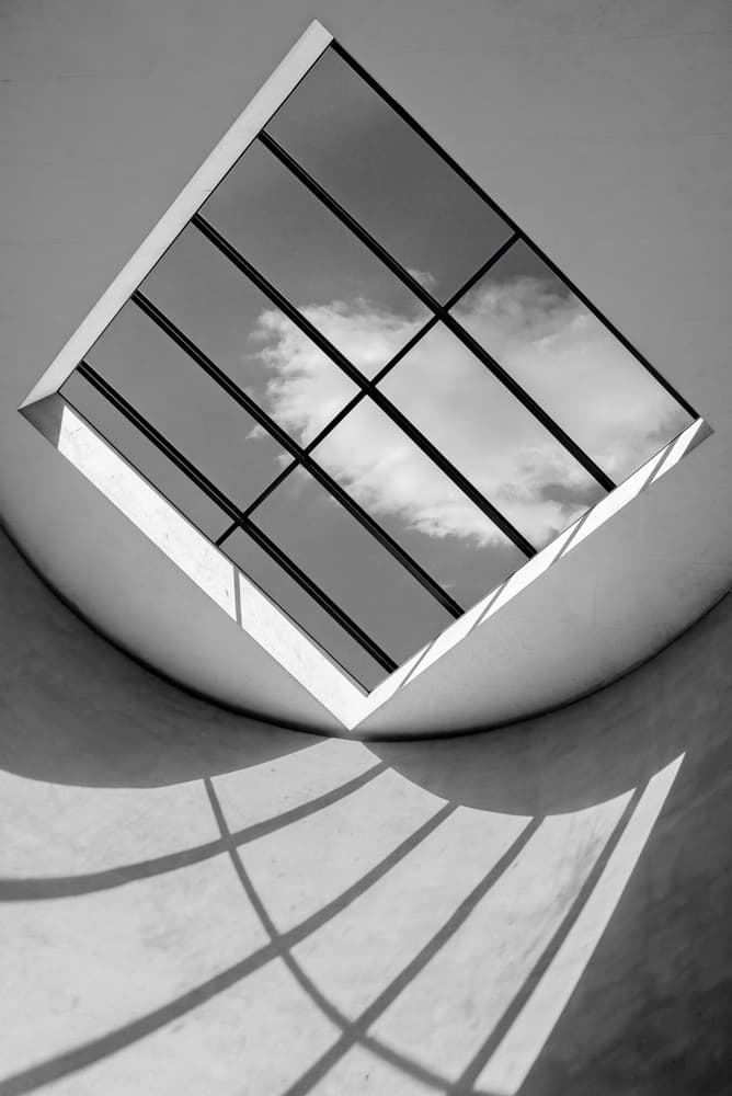 Modern Skylight Shadows by João Castro — canvas wall art