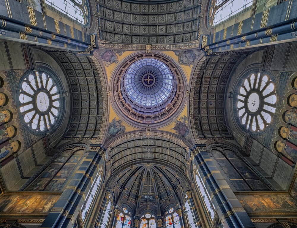 Divine Cathedral Dome by Fernando Abreu — canvas wall art