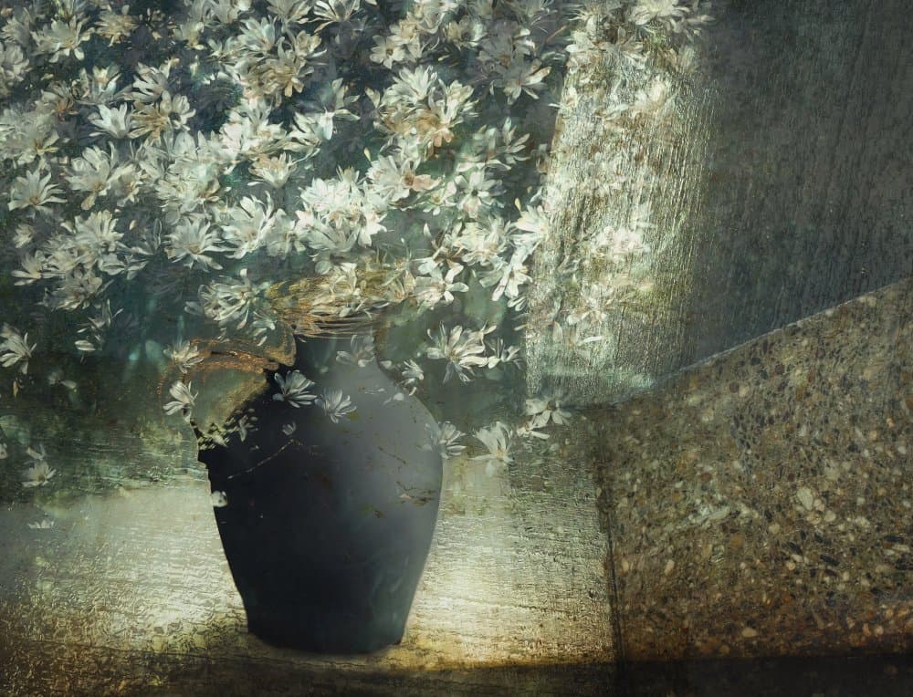 Floral still life by Nel Talen — canvas wall art