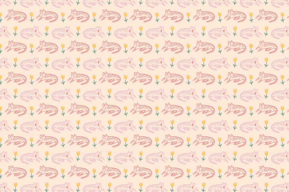 Tigerpatternno01 by Treechild — canvas wall art