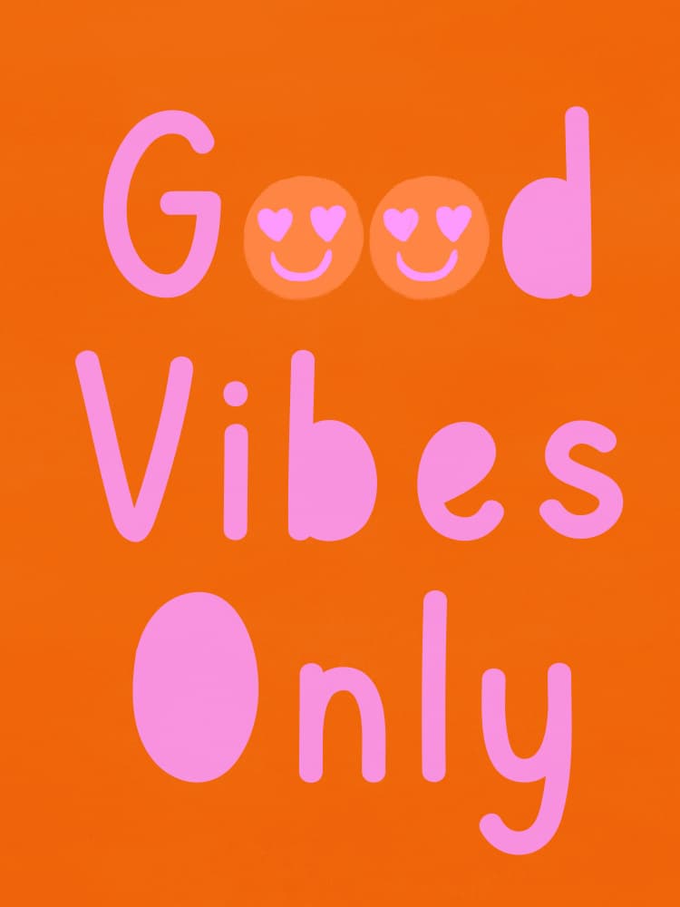 Goodvibesonlyno02 by Treechild — canvas wall art