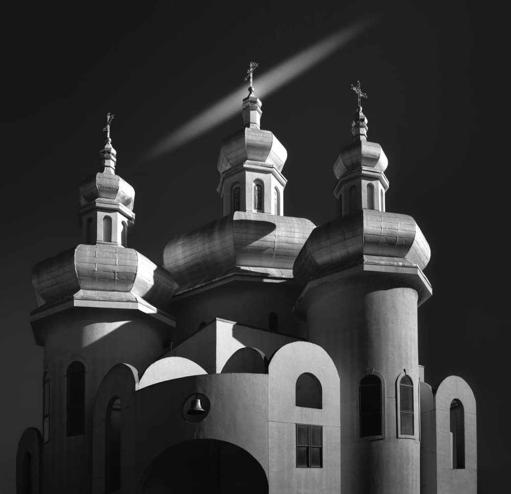 Dramatic Church Domes by Catherine Wang — canvas wall art