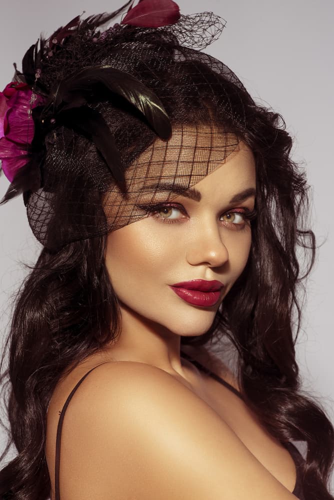 Glamorous Woman Portrait by Yoni Amar — canvas wall art