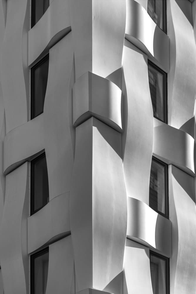 Modern Architectural Curves by Theo Luycx — canvas wall art