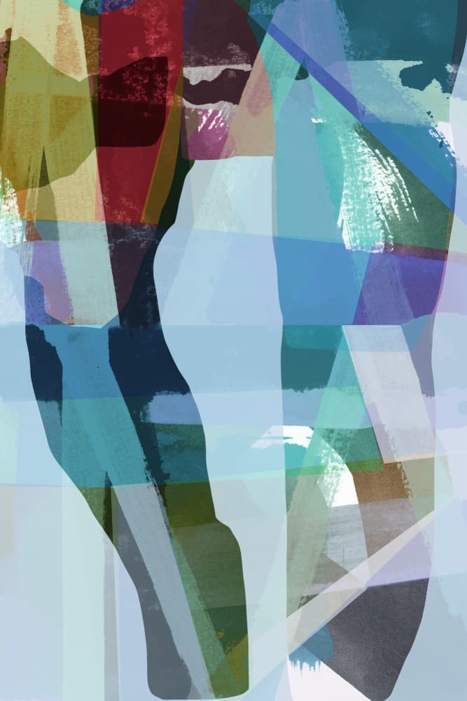 Dynamic Abstract Legs by cartissi — canvas wall art