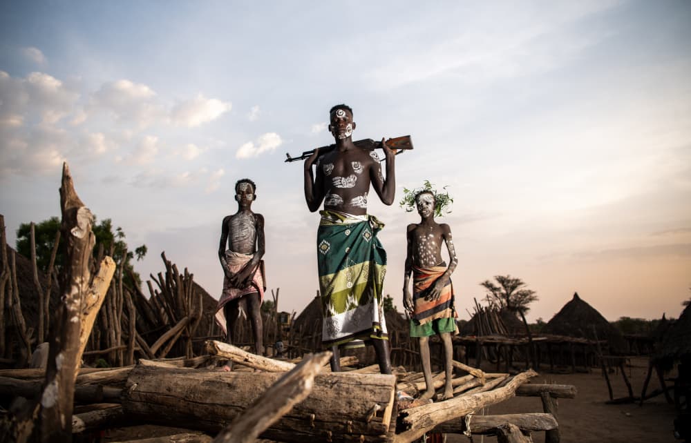 African Cultural Portrait by Max Vere-Hodge — canvas wall art