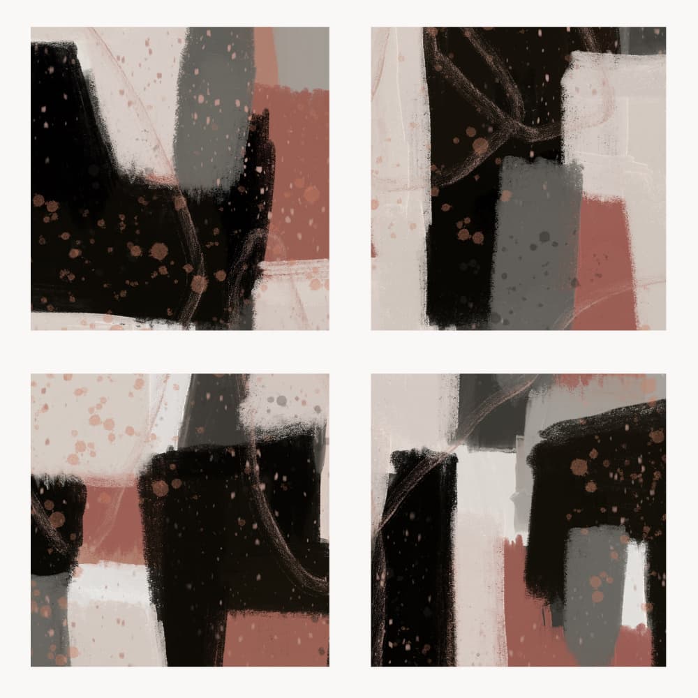Abstract Earth Tones by MANSI SAXENA — canvas wall art