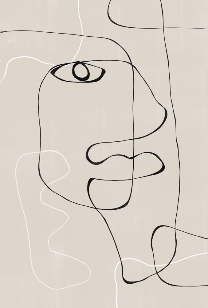 Line Expression by THE MIUUS STUDIO — canvas wall art
