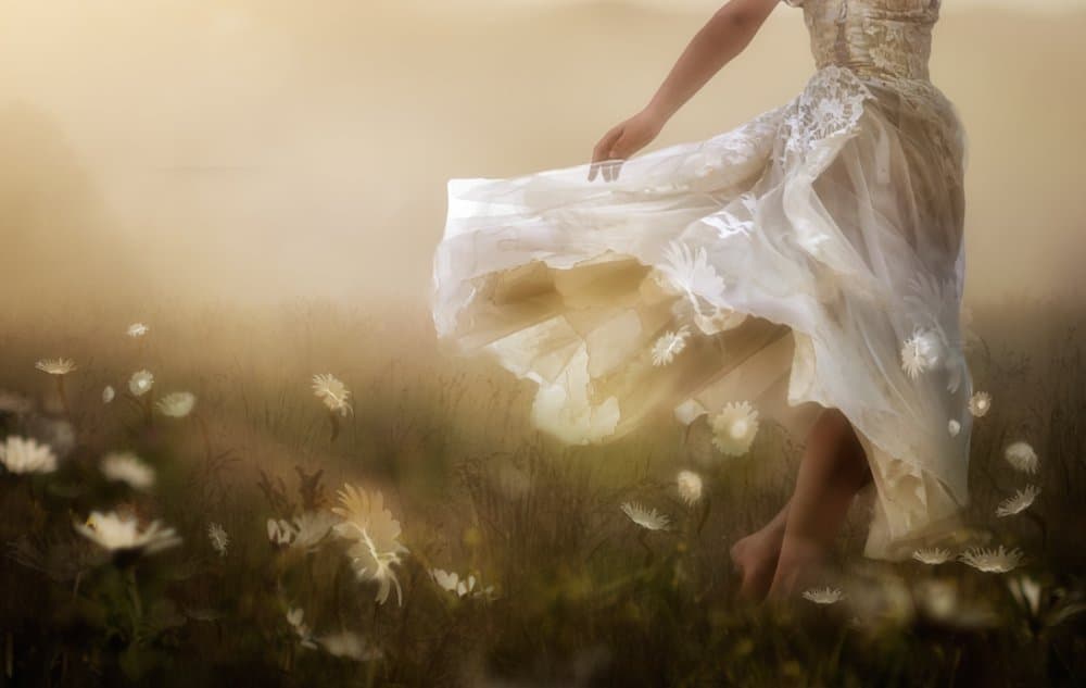 Dancing In Golden Light by Charlaine Gerber — canvas wall art