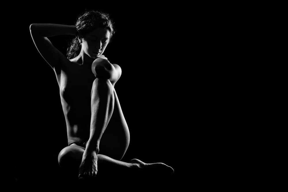 Graceful Nude Form by Rolf Endermann — canvas wall art