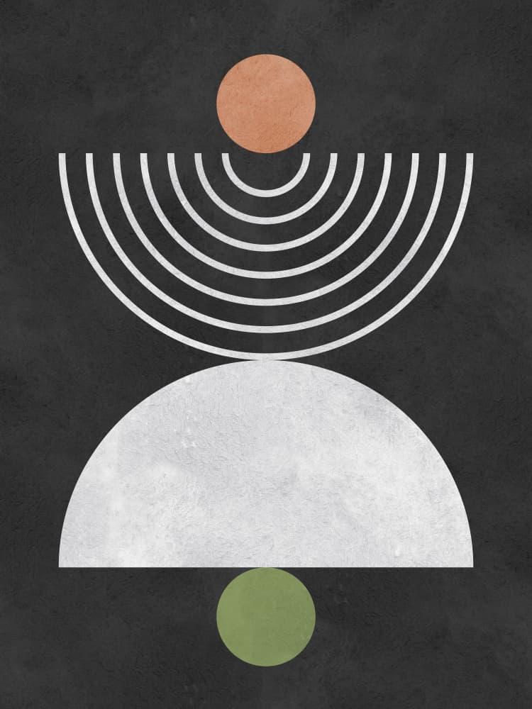 Geometric Harmony by Vitor Costa — canvas wall art