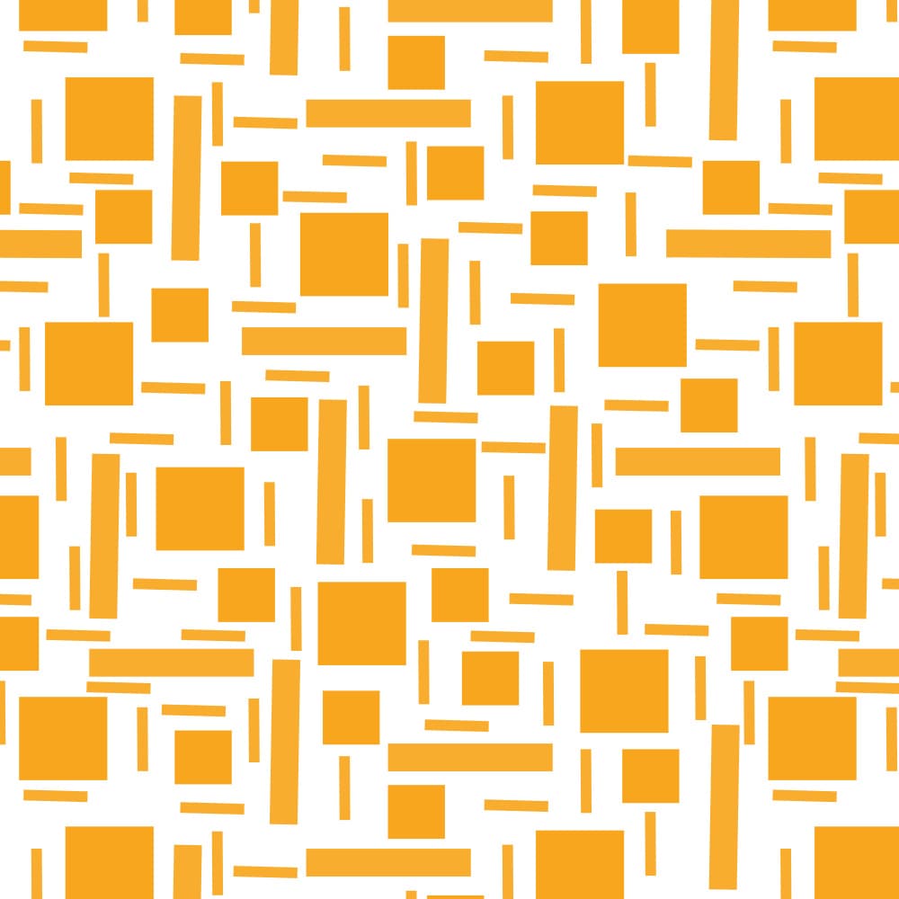 Orange Geometric Pattern by Michele Channell — canvas wall art