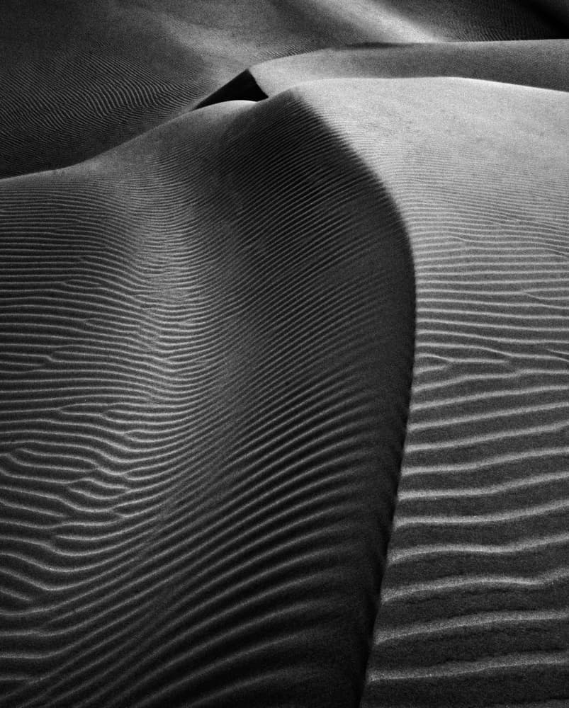 Flowing Desert Lines by txules — canvas wall art