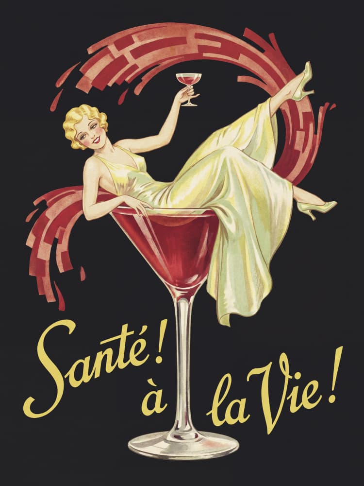 Glamorous Martini Toast by Andreas Magnusson — canvas wall art