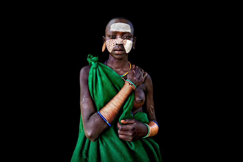 Intense Tribal Woman by Svetlin Yosifov — canvas wall art