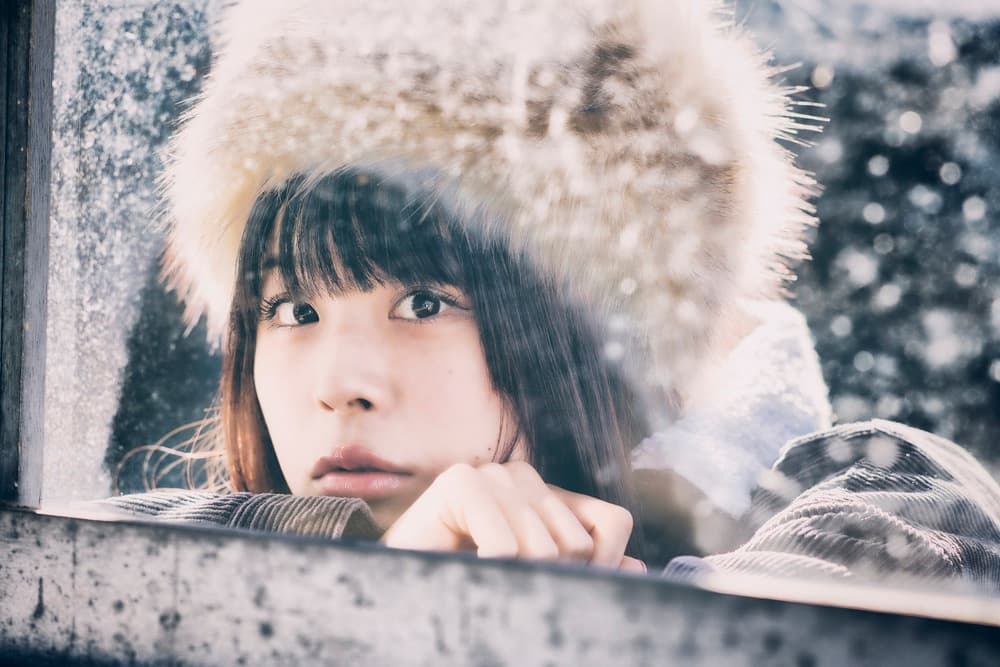 Winter Window Gaze by 7 Flavor C/P — canvas wall art