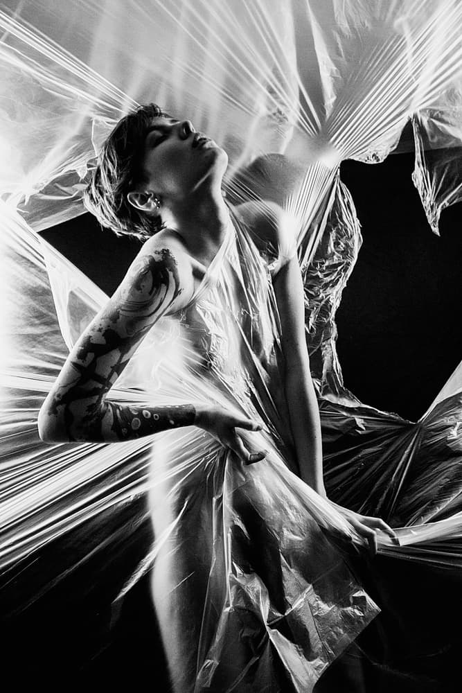 Ethereal Wrapped Figure by Bogdan Bouşcă — canvas wall art