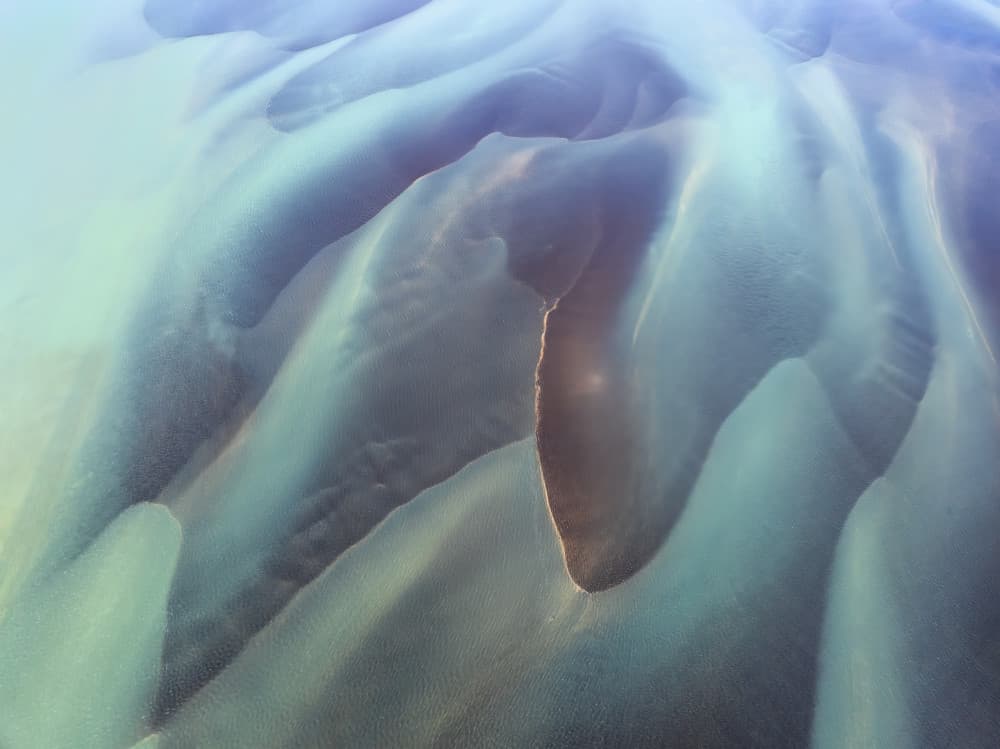 Fluid Aerial Landscape by John Fan — canvas wall art