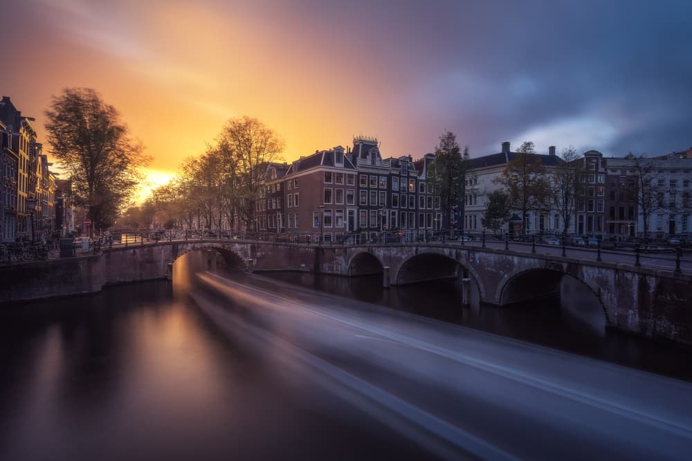 Twilight Canal Flow by Jean Claude Castor — canvas wall art