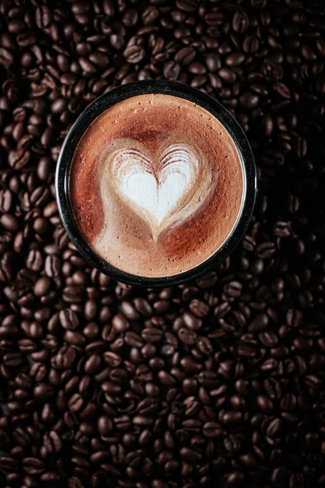 Warm Heart Coffee by ronaldnovianus — canvas wall art