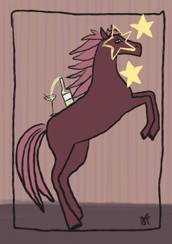 Spirited Cocktail Horse
