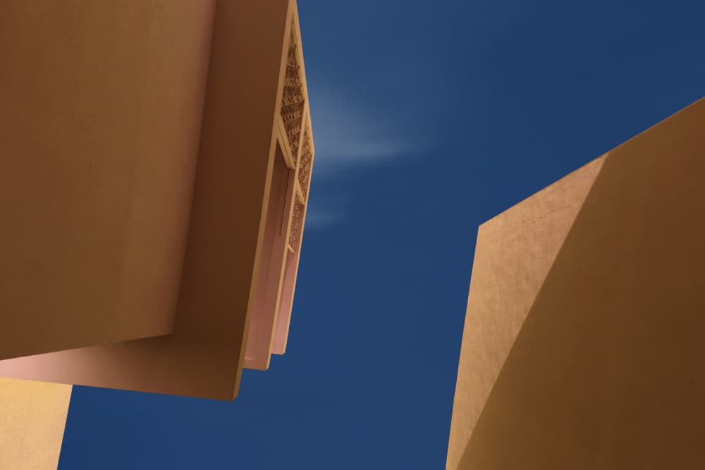 Modern Architectural Geometry by Ibrahim Nabeel — canvas wall art