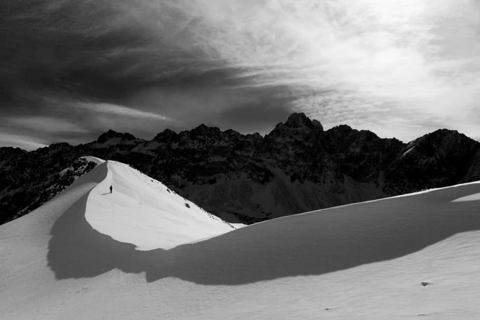 Vast Mountain Solitude by Peter Svoboda MQEP — canvas wall art