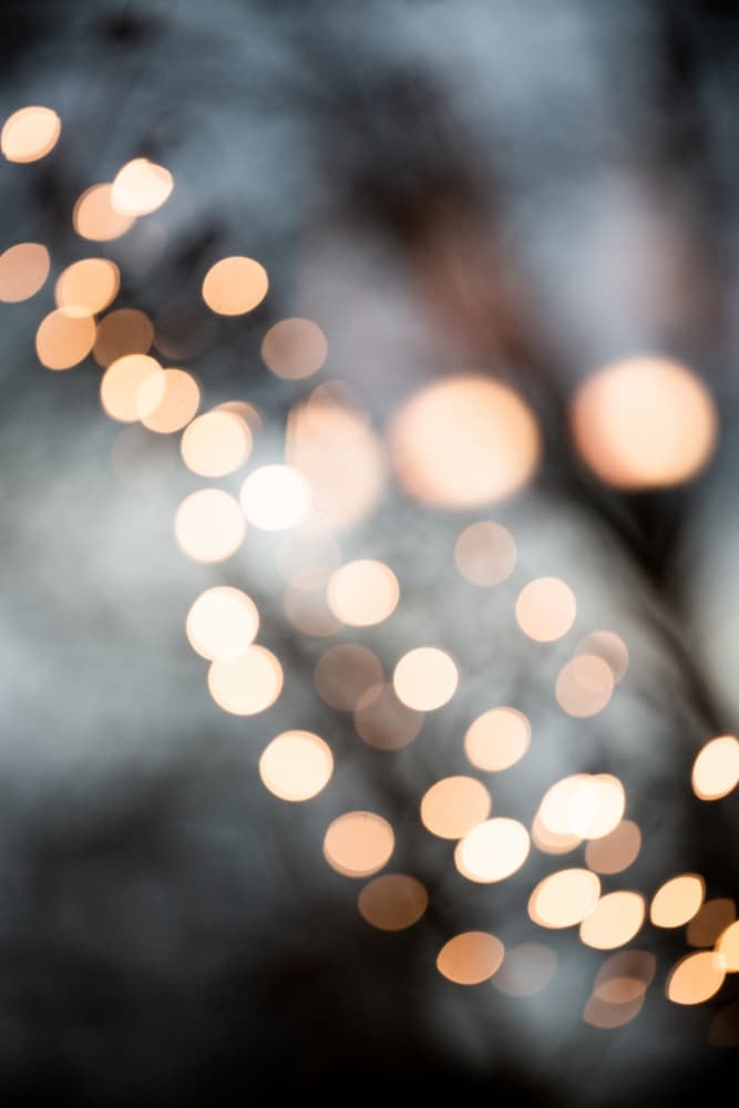 Winter Lights by Mareike Böhmer — canvas wall art