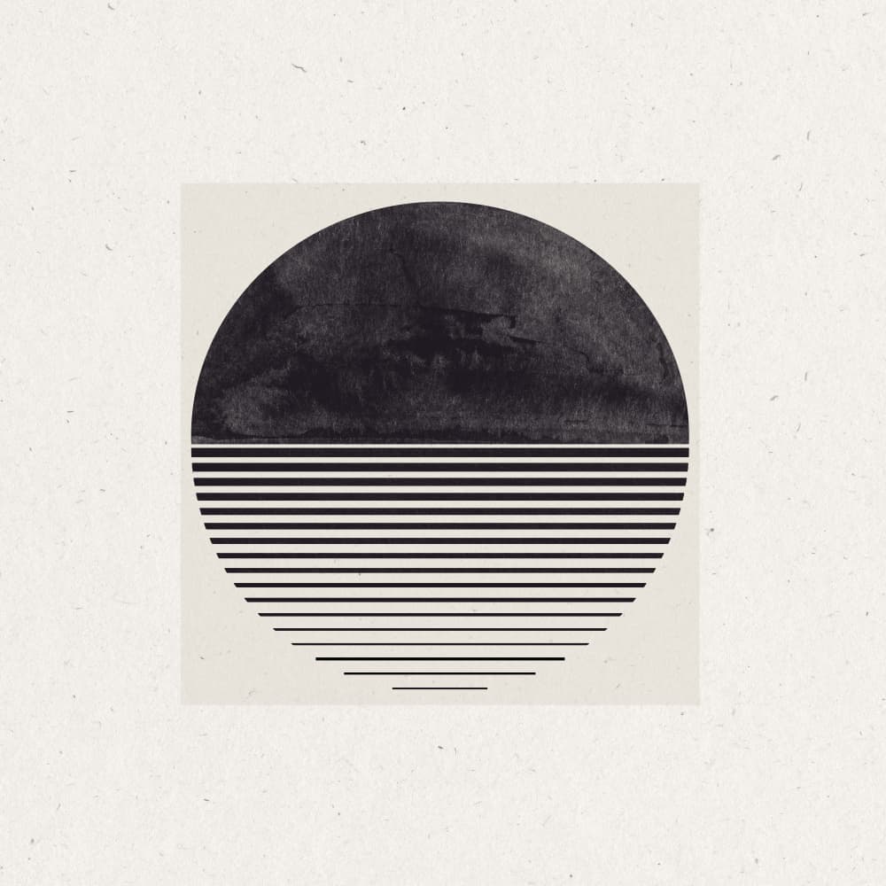 Geometric Horizon by THE MIUUS STUDIO — canvas wall art