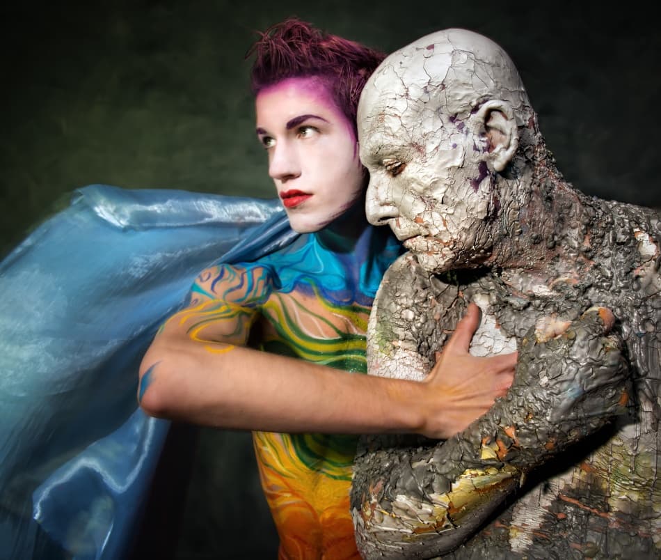 Youthful Embrace Aged Spirit by Derek Galon MA FRPS FOPS — canvas wall art