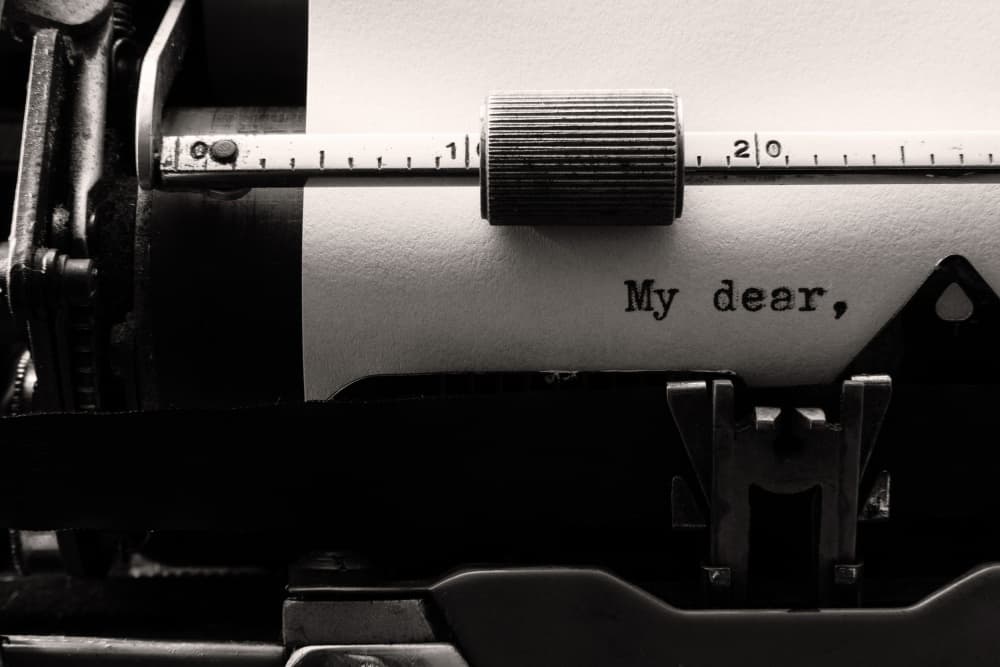 My Dear Typed Letter by Luiz Laercio — canvas wall art
